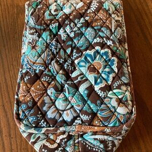 Vera Bradley blue Paisley Eynel lined lunch bag